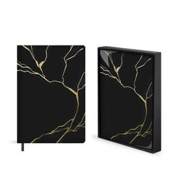 Ежедневник недатированный ESCALADA, А5, 120 л., арт. 70599/ 15 СОФТ-ТАЧ ЧЁРНЫЙ