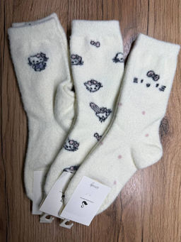 BK939 Носки, 1 пара (лебяжий пух) БЕЛЫЙ