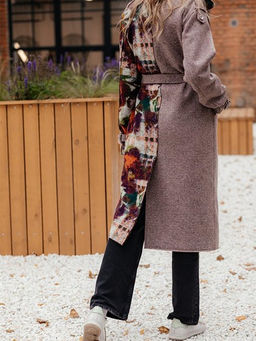 Жакет женский удлиненный, шерсть - Волтри фото 2