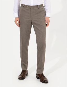 A__k Kahverengi Slim Fit Kuma_ Pantolon - Pierre cardin фото 2