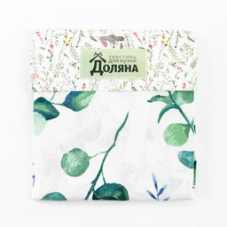 Цена за 2 шт. Фартук «Доляна» Eucalyptus, белый, 60×65 см, 100% хлопок, 164 г/м²