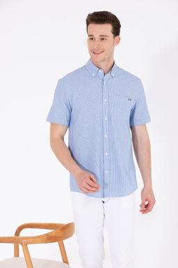 U. S. Polo Assn Мужская рубашка Saks с коротким рукавом - U.s. polo assn фото 15