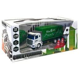 Р/У на батар. "Контейнеровоз" (9/0026, "Нордпласт") свет, подвижные детали, в коробке 30*14см