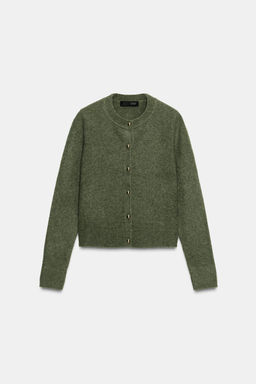 CARDIGAN WITH BALL-SHAPED BUTTONS - Zara фото 6
