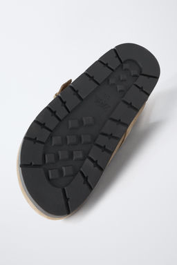 SPLIT SUEDE CLOGS - Zara фото 14