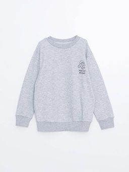 Bisiklet Yaka Erkek ?ocuk Sweatshirt