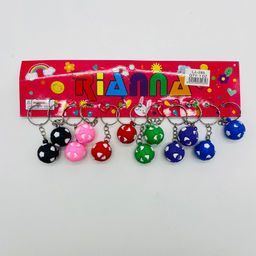 Брелок из резины - Футбольный мяч 12 шт в уп (арт. LJ-285)