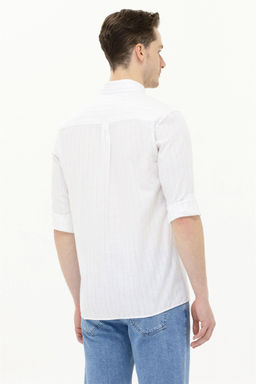 Мужская синяя рубашка с длинным рукавом - U.s. polo assn фото 12