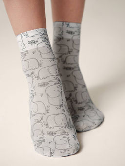 CONTE Носки с ярким принтом FANTASY 40 mix 18С-76СП рис. 201 - Conte elegant фото 4