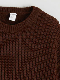 Bisiklet Yaka Triko Erkek ?ocuk Kazak