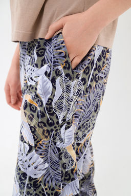 Пижама из футболки и брюк из кулирки Мечта тропики кофе - Амадэль фото 12