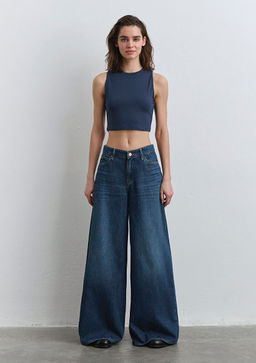 Mimi Iconic Koyu Mavi Jean Pantolon