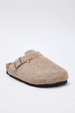 Trendyol Shoes Kahverengi Duz Kad?n Sabo Terlik TAKSS25TE00001 - Trendyolmilla фото 27