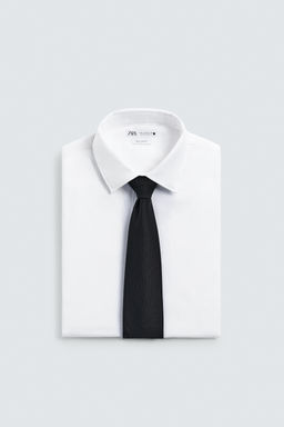 CORBATA B?SICA 100% LANA / Negro - Zara фото 4