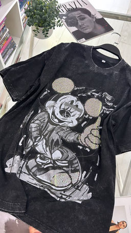 Стильная футболка с камешками - Ksa фото 5