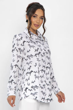 Рубашка Надель  (белая/собаки) Б13843-16М - Lt collection фото 32
