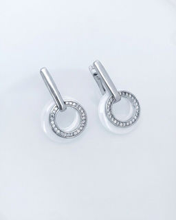 Серьги с керамикой