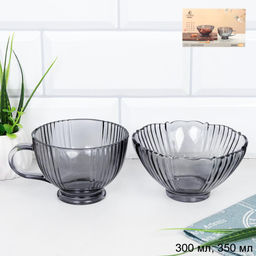 Набор кружка и салатник / 9017 /уп 36/ в подарочной упаковке