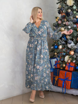 Платье 1330 дымчато-серый - Novita фото 3