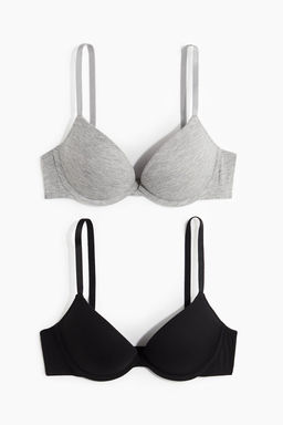 Pack de 2 sujetadores super push-up en algodon - H&m фото 5
