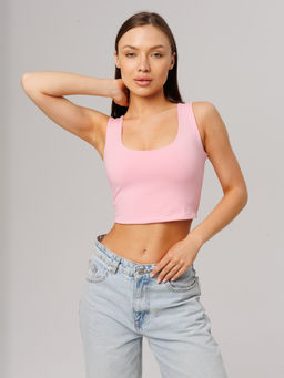 Женский укороченный топ Lingeamo светло-розовый ЛТ-09 (8)
