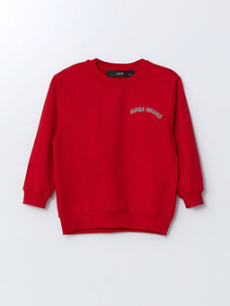 Bisiklet Yaka Bask?l? Erkek Bebek E?ofman Tak?m - Waikiki фото 2