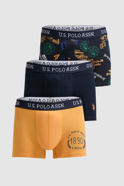 Erkek Lacivert 3l_ Boxer Tak_m_