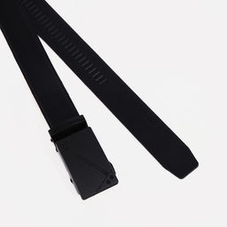 Ремень мужской, ширина 3,5 см, автомат, пряжка тёмный металл, цвет чёрный - Simaland фото 2