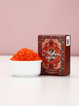 Цена за 2 шт. Чистое счастье Соль для ванны "Ковер", 100 г, карамель
