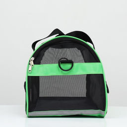 Сумка-переноска сетчатая, 53 х 26 х 36 см, зелёная - Пижон фото 6