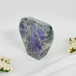 Срез (экран) из камня Лабрадор полированный