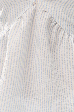 Trendyolmilla Ac?k Mavi Cizgili Gofre Ask?l? Dokuma Bluz TWOSS25BZ00101  фото 3