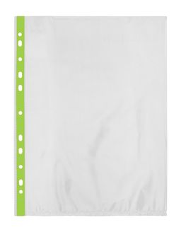 Expert Complete Premier Файл-вкладыш с цв. полоской A4 20 шт. 30 мкм глянцевый лайм EC290902