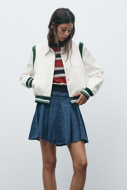 DENIM TRF MINI SKIRT