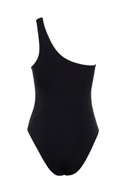 Siyah Aplike Detayl? Tek Omuz Kapl? Brazilian Mayo TBESS23MA00401