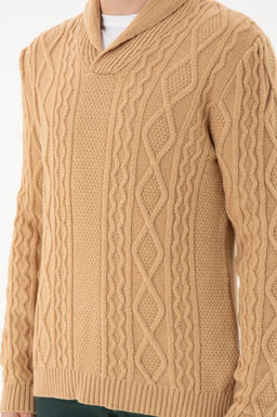 Мужской свитер песочного меланжа - U.s. polo assn фото 13