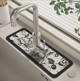 Коврик для раковины (38*13.8см) (в ассортименте) (3655)