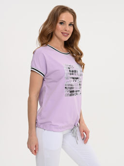 Футболка из хлопка трикотаж пенье А+Б Коллекция фото 8