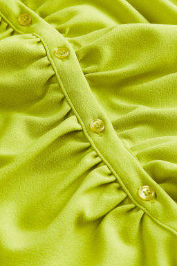 Vestido camiseta drapeado - H&m фото 2