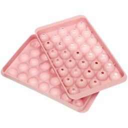 Цена за 5 шт. Форма для льда пластиковая "Шарики" 18*10*2см, цвета микс