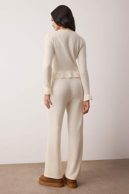 Ekru F?rf?rl? Waffle Orme Pijama Tak?m? THMAW26PT00126 - Trendyolmilla фото 4