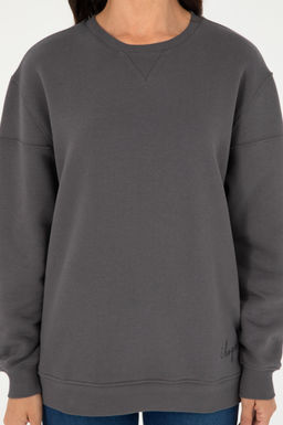Женский свитшот антрацитового цвета - U.s. polo assn фото 6
