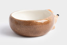 Конфетница, 21х15 см, керамика, коричневая, Еж с листом, Autumn forest - Anna lafarg фото 6