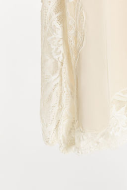 ZW COLLECTION LACE-TRIMMED CAMISOLE TOP - Zara фото 7