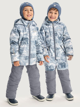 Костюм 7м1526 деним/серый