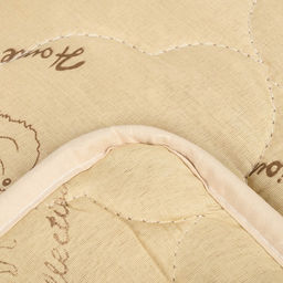 Одеяло облегчённое Адамас Верблюжья шерсть, размер 172х205 5 см, 200гр/м2, чехол п/э  фото 3