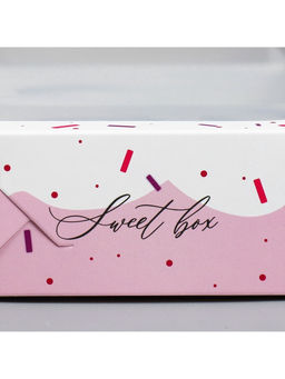 Цена за 5 шт. Коробка кондитерская, упаковка, Sweet box, 27×27×5 см