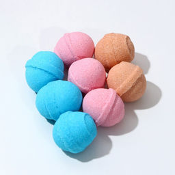 Набор бомбочек для ванны С Новым годом! 8 шт по 20 г, микс ароматов - Чистое счастье фото 2