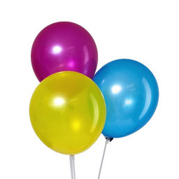 Шары воздушные латексные 12", металл, набор 100 шт., цвета МИКС