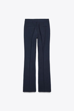 STRAIGHT MID-WAIST TROUSERS - Zara фото 6